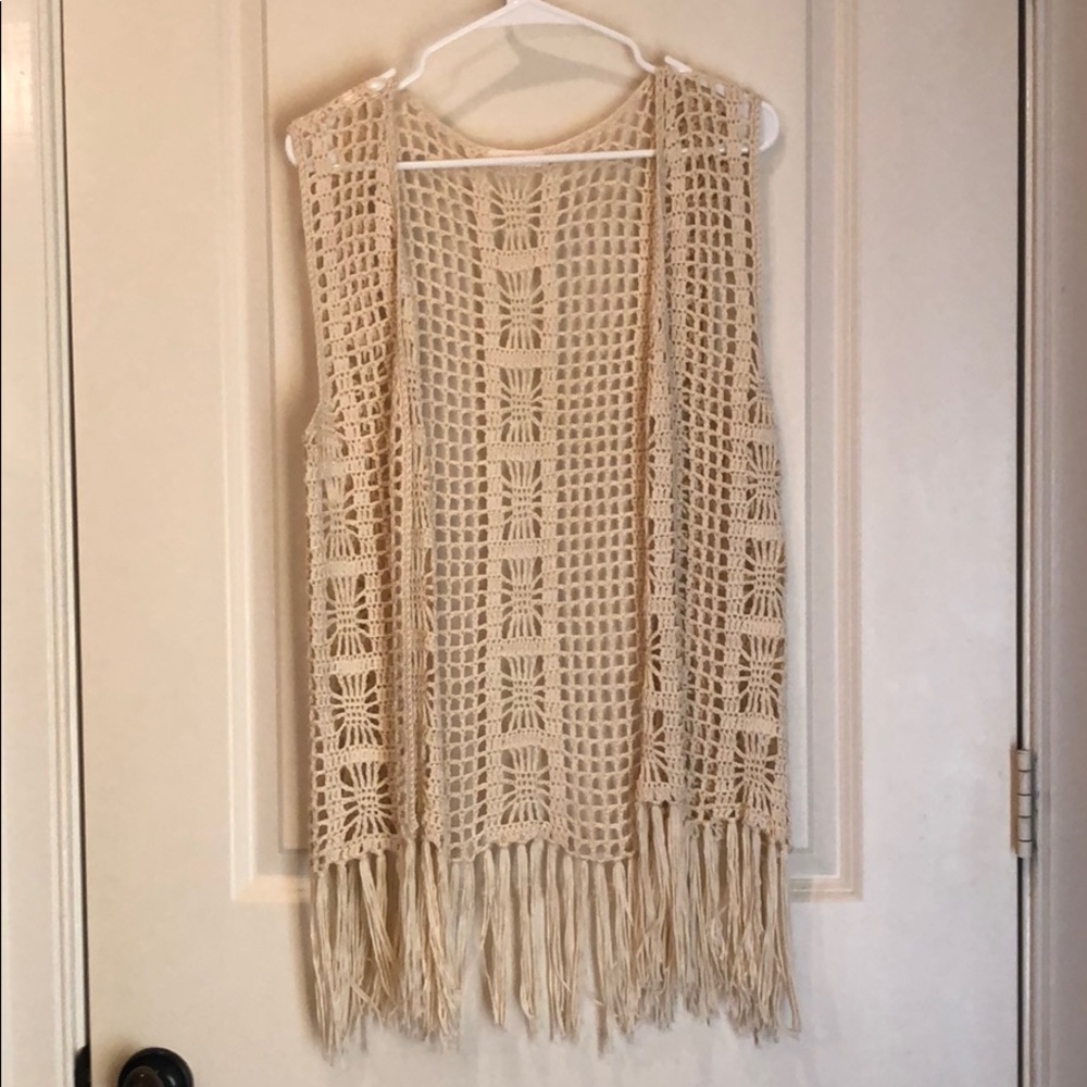Crochet Vest/ Kimono
